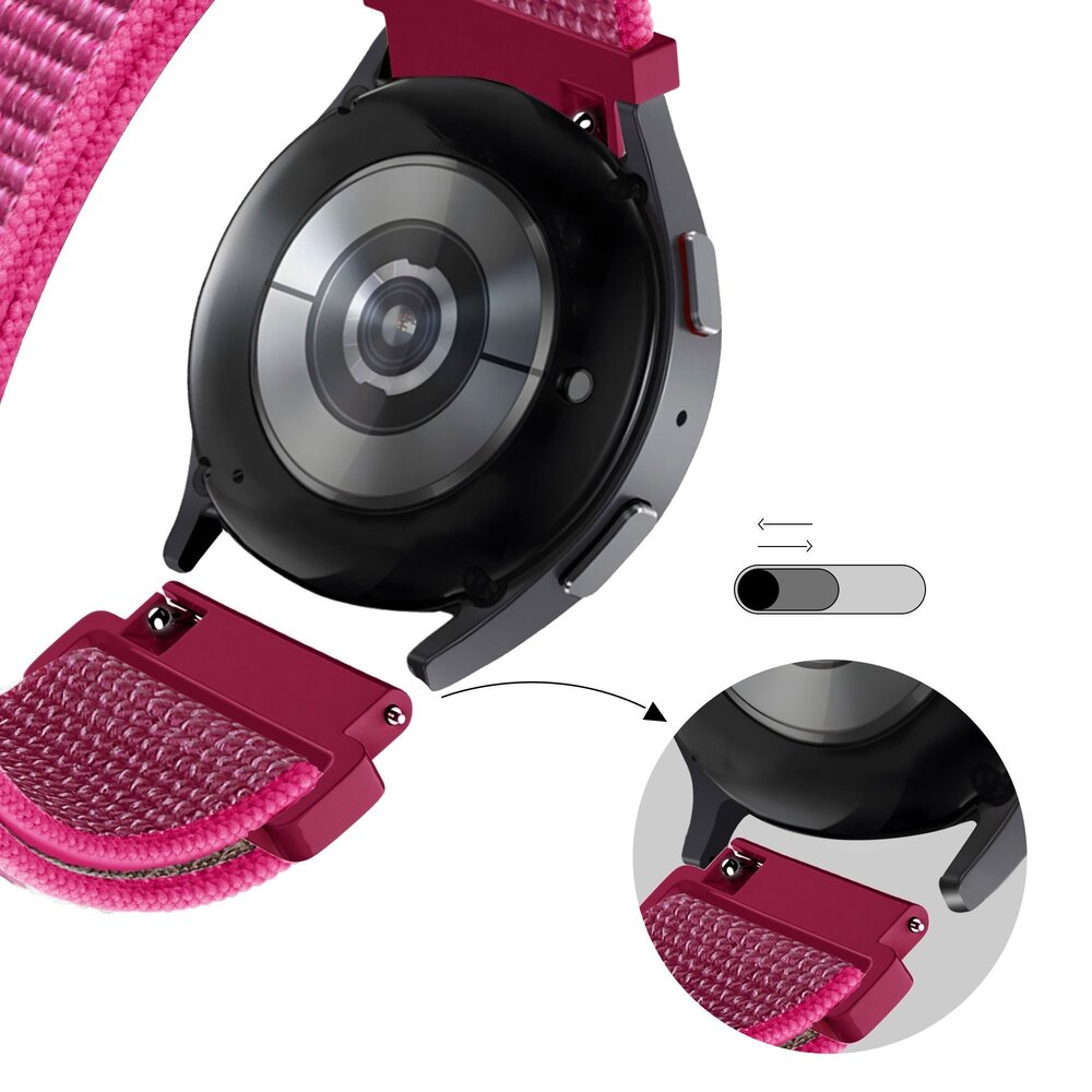 Bandz Bandz Correa loop nylon Amazfit Active (dragonfruit) Bandz Bandz Correa loop nylon Amazfit Active (dragonfruit)