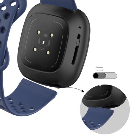 Bandz Bandz Correa deportivo 'Sport Air' Fitbit Sense 2 (azul oscuro) Bandz Bandz Correa deportivo 'Sport Air' Fitbit Sense 2 (azul oscuro)