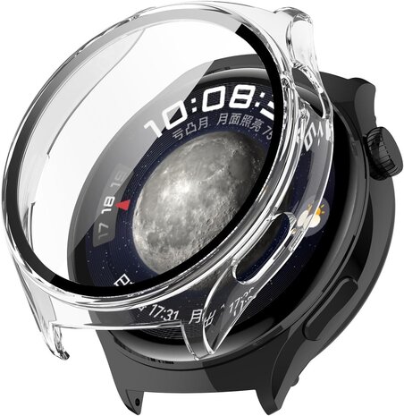 Strap-it Strap-it Funda rígido con vidrio Huawei Watch 4 Pro (transparente) Strap-it Strap-it Funda rígido con vidrio Huawei Watch 4 Pro (transparente)