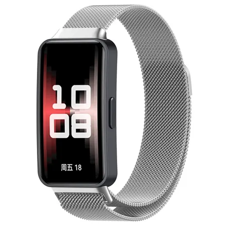 Strap-it Strap-it Correa Milanesa Huawei Band 9 (plata) Strap-it Strap-it Correa Milanesa Huawei Band 9 (plata)
