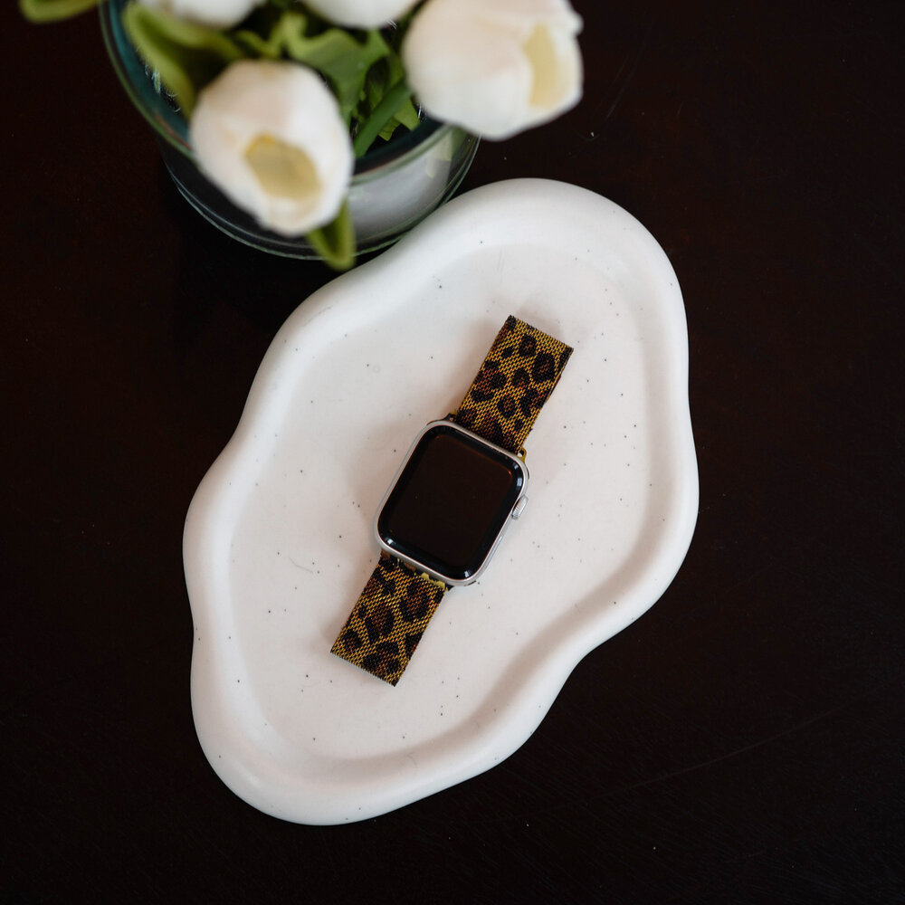 Strap-it Strap-it Correa milanese Apple Watch (leopardo) Strap-it Strap-it Correa milanese Apple Watch (leopardo)