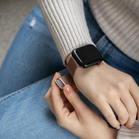 Strap-it Strap-it Correa milanese Apple Watch (rosa) Strap-it Strap-it Correa milanese Apple Watch (rosa)