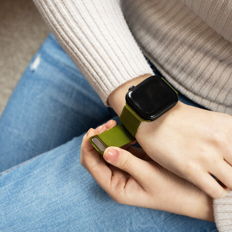 Strap-it Strap-it Correa milanese Apple Watch (verde claro) Strap-it Strap-it Correa milanese Apple Watch (verde claro)