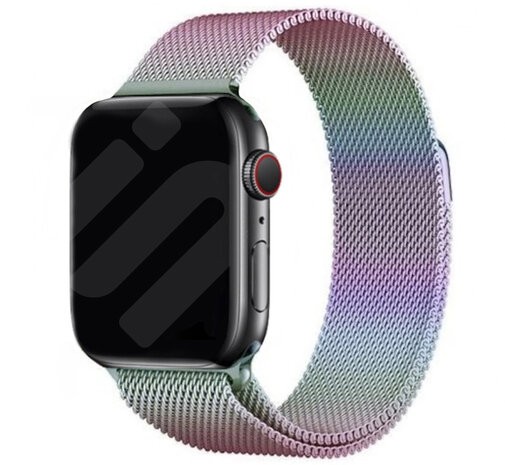 Strap it Strap it Correa milanese Apple Watch arcoiris