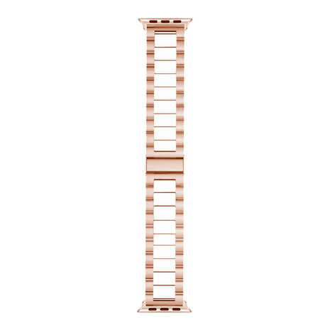 Strap-it Strap-it Correa acero Apple Watch (oro rosa/blanco) Strap-it Strap-it Correa acero Apple Watch (oro rosa/blanco)