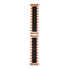 Strap-it Strap-it Correa acero Apple Watch (oro rosa/negro) Strap-it Strap-it Correa acero Apple Watch (oro rosa/negro)