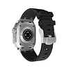 Strap-it Strap-it Correa silicona liquida de lujo Apple Watch (negro con plata) Strap-it Strap-it Correa silicona liquida de lujo Apple Watch (negro con plata)