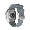 Strap-it Strap-it Correa silicona liquida de lujo Apple Watch (gris oscuro con plata) Strap-it Strap-it Correa silicona liquida de lujo Apple Watch (gris oscuro con plata)