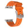 Strap-it Strap-it Correa silicona liquida de lujo Apple Watch (naranja con titanio) Strap-it Strap-it Correa silicona liquida de lujo Apple Watch (naranja con titanio)