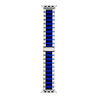 Strap-it Strap-it Correa acero Apple Watch (plata/azul) Strap-it Strap-it Correa acero Apple Watch (plata/azul)