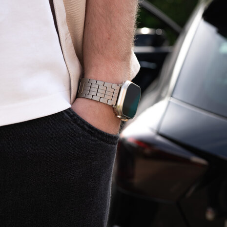 Strap-it Strap-it Correa titanio Duo Apple Watch (gris) Strap-it Strap-it Correa titanio Duo Apple Watch (gris)