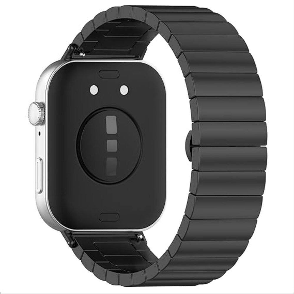 Strap-it Strap-it Correa metal de lujo Huawei Watch Fit 3 (negro) Strap-it Strap-it Correa metal de lujo Huawei Watch Fit 3 (negro)