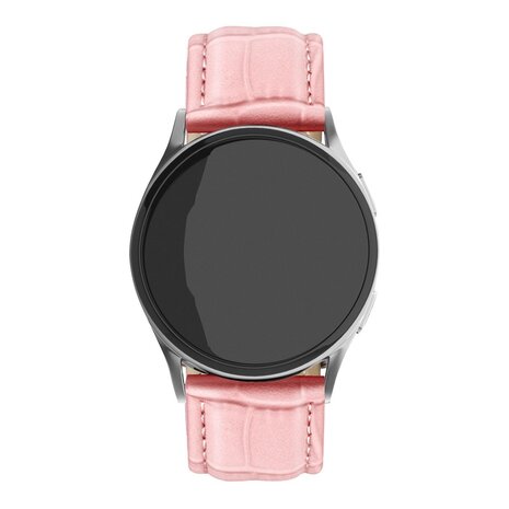 Strap-it Strap-it Correa cuero cocodrilo Samsung Galaxy Watch 6 Classic 47mm (arena rosa) Strap-it Strap-it Correa cuero cocodrilo Samsung Galaxy Watch 6 Classic 47mm (arena rosa)