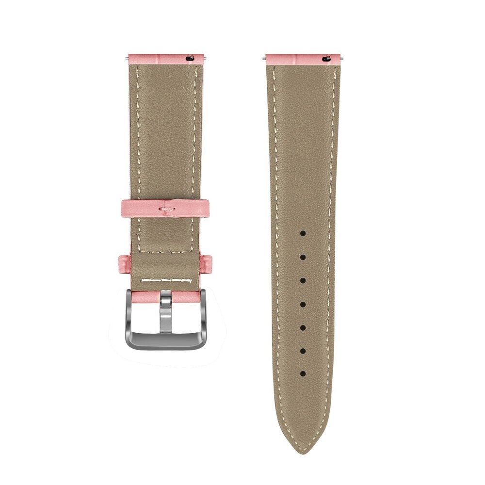 Strap-it Strap-it Correa cuero cocodrilo Samsung Galaxy Watch 42mm (arena rosa) Strap-it Strap-it Correa cuero cocodrilo Samsung Galaxy Watch 42mm (arena rosa)