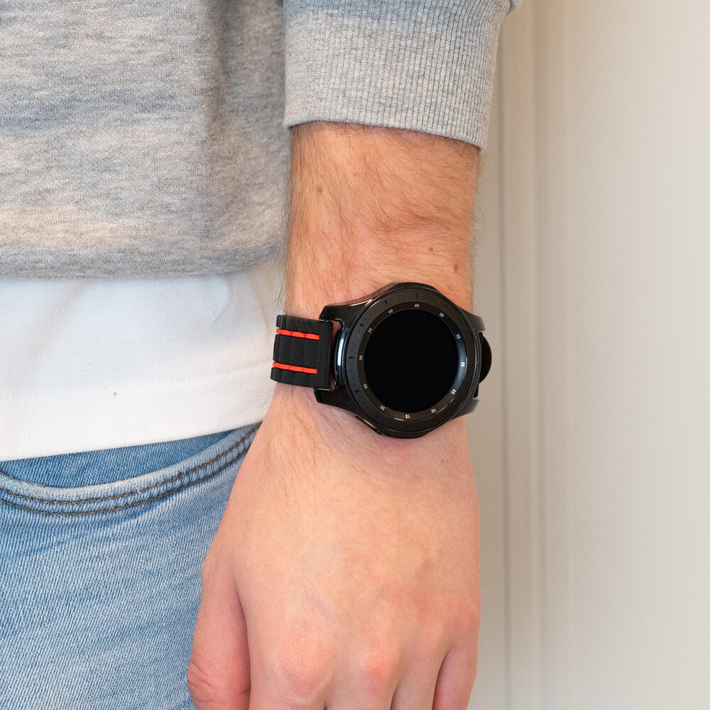 Bandz Bandz Correa deportiva a rayas Suunto 9 Peak (negro/rojo) Bandz Bandz Correa deportiva a rayas Suunto 9 Peak (negro/rojo)