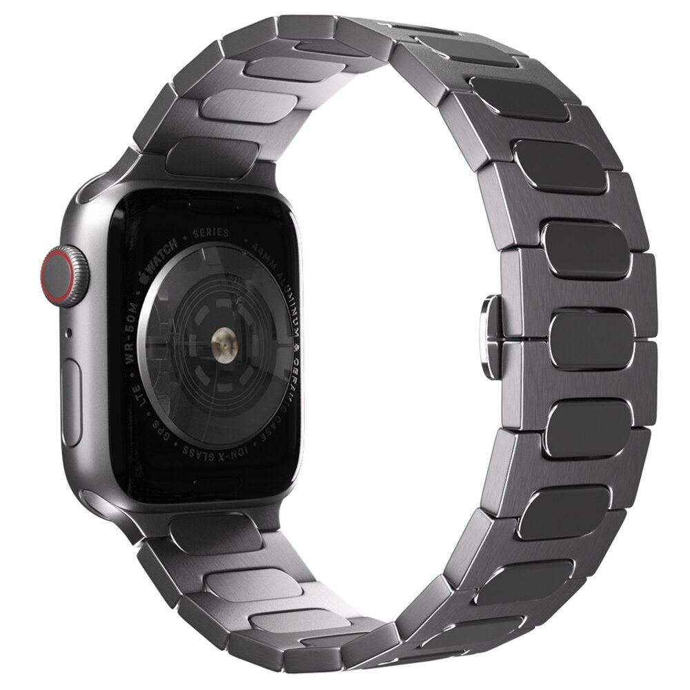 Strap-it Strap-it Correa titanio Bullet Apple Watch (grafito) Strap-it Strap-it Correa titanio Bullet Apple Watch (grafito)