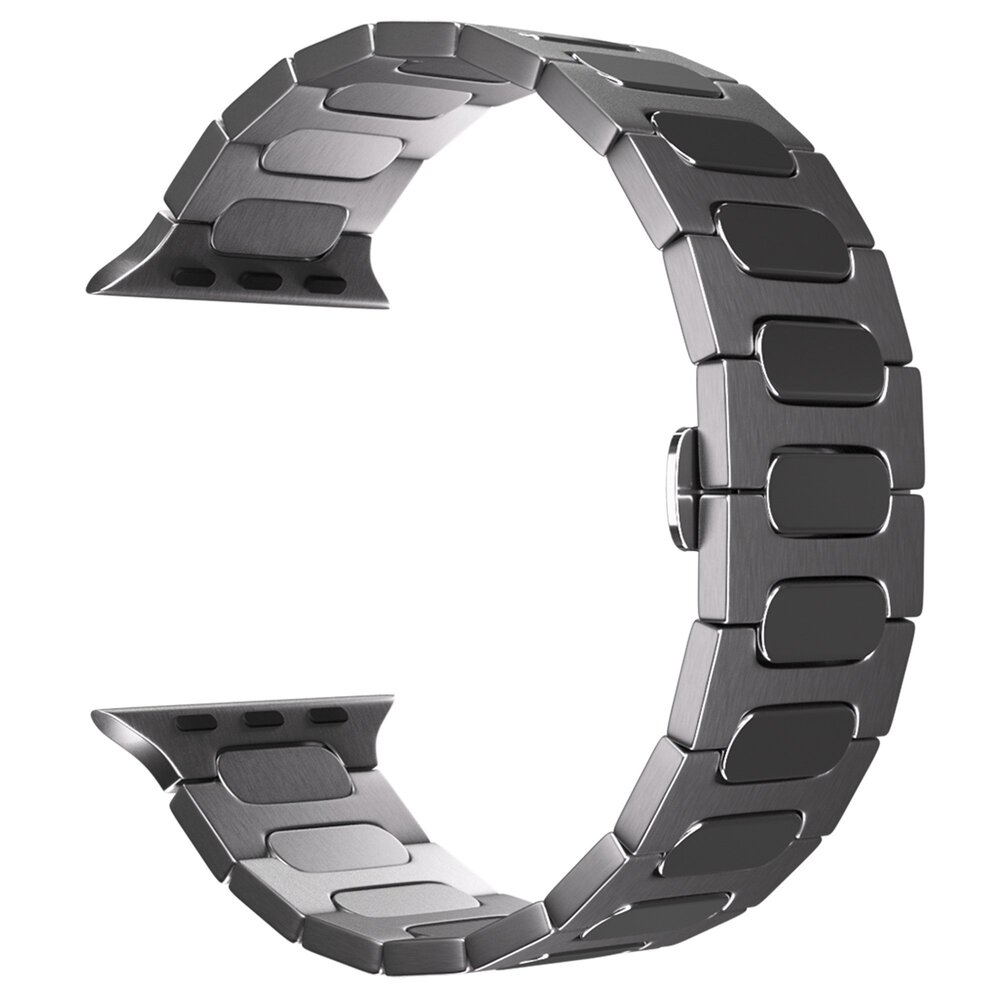 Strap-it Strap-it Correa titanio Bullet Apple Watch (grafito) Strap-it Strap-it Correa titanio Bullet Apple Watch (grafito)