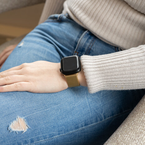 Strap-it Strap-It Correa milanese Apple Watch Ultra (dorado) Strap-it Strap-It Correa milanese Apple Watch Ultra (dorado)