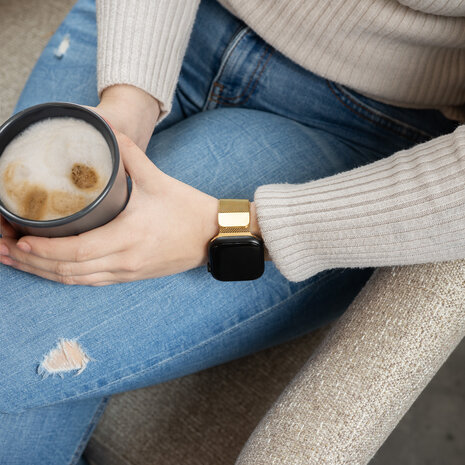 Strap-it Strap-It Correa milanese Apple Watch Ultra (dorado) Strap-it Strap-It Correa milanese Apple Watch Ultra (dorado)