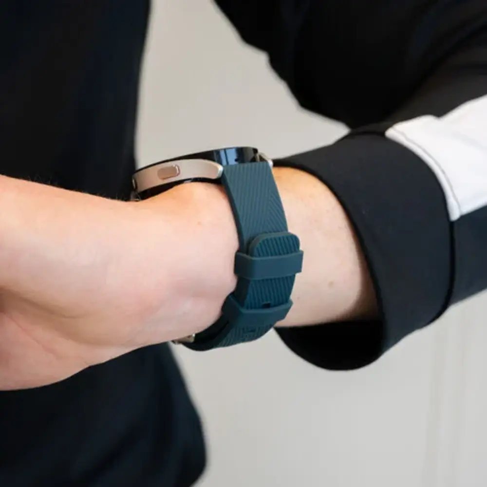 Bandz Bandz Correa silicona 'De lujo' OnePlus Watch (verde oscuro)