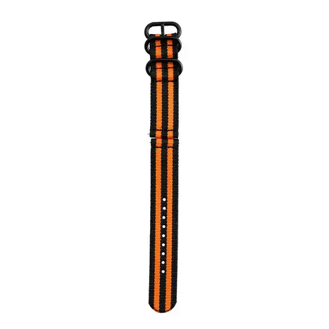 Strap-it Strap-It Correa nylon con hebilla Polar Ignite 2 (negro/naranja) Strap-it Strap-It Correa nylon con hebilla Polar Ignite 2 (negro/naranja)