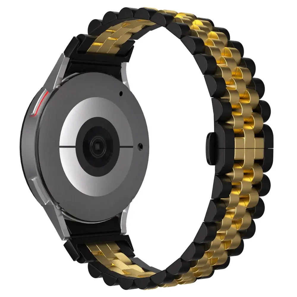 Strap-it Strap-it Correa acero Jubilee Samsung Galaxy Watch 5 - 44mm (negro/dorado) Strap-it Strap-it Correa acero Jubilee Samsung Galaxy Watch 5 - 44mm (negro/dorado)