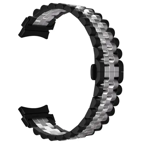 Strap-it Strap-it Correa acero Jubilee Samsung Galaxy Watch 6 - 40mm (negro/plata) Strap-it Strap-it Correa acero Jubilee Samsung Galaxy Watch 6 - 40mm (negro/plata)