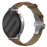 Strap-it Correa cuero lujo Xiaomi Watch S1 (marrón)