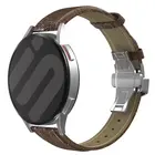 Strap-it Strap-it Correa cuero Samsung Galaxy Watch 4 - 44mm (marrón oscuro lujo)