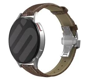 Strap-it Correa cuero lujo Samsung Galaxy Watch Active (marrón oscuro) Strap-it Correa cuero lujo Samsung Galaxy Watch Active (marrón oscuro)