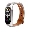 Strap-it Strap-it Correa cuero Xiaomi Mi Band 7 (gris) Strap-it Strap-it Correa cuero Xiaomi Mi Band 7 (gris)