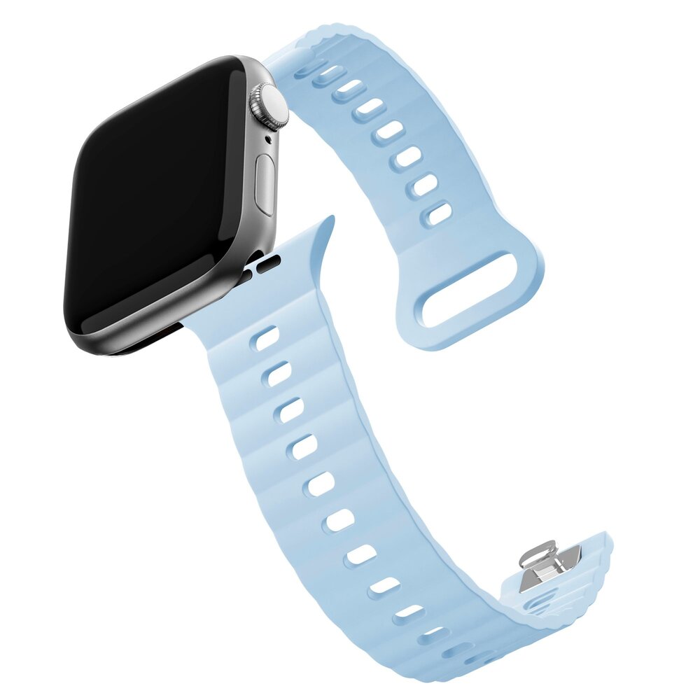 Bandz Bandz Correa silicona 'Single Link' Apple Watch (azul claro)