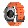 Bandz Bandz Correa silicona 'Luxe Liqiud' Apple Watch (naranja con negro) Bandz Bandz Correa silicona 'Luxe Liqiud' Apple Watch (naranja con negro)