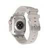 Strap-it Strap-it Correa silicona liquida de lujo Apple Watch (blanco estrella con titanium) Strap-it Strap-it Correa silicona liquida de lujo Apple Watch (blanco estrella con titanium)