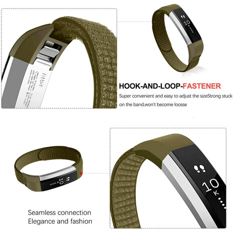 Strap-it Strap-it Correa nylon Fitbit Alta HR (verde oliva) Strap-it Strap-it Correa nylon Fitbit Alta HR (verde oliva)