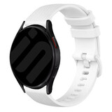 Strap-it Correa silicona lujo Samsung Galaxy Watch FE (blanco)