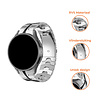Strap-it Strap-it Correa acero sólida Samsung Galaxy Watch FE (plata/negro) Strap-it Strap-it Correa acero sólida Samsung Galaxy Watch FE (plata/negro)