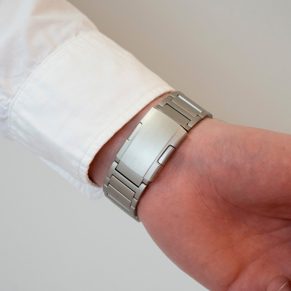 Strap-it Strap-it Correa titanio 'One push' Samsung Galaxy Watch FE (titanium) Strap-it Strap-it Correa titanio 'One push' Samsung Galaxy Watch FE (titanium)