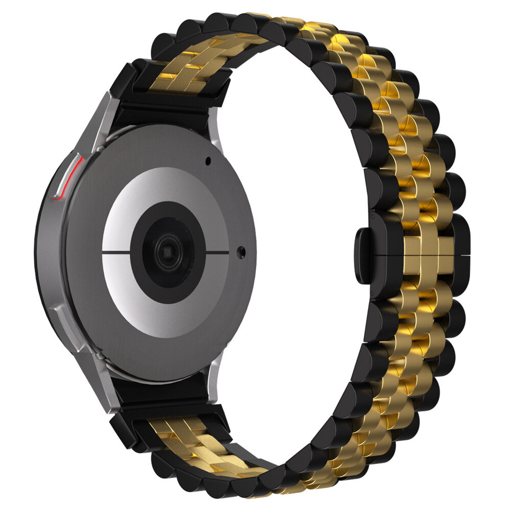 Strap-it Strap-it Correa acero Jubilee Samsung Galaxy Watch 7 - 40mm (negro/dorado) Strap-it Strap-it Correa acero Jubilee Samsung Galaxy Watch 7 - 40mm (negro/dorado)