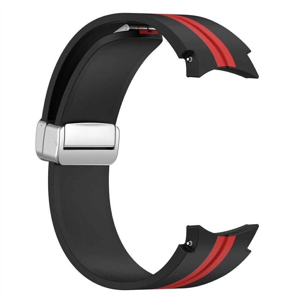 Strap-it Strap-it Correa D-Buckle Sport Samsung Galaxy Watch 7 - 40mm (negro/rojo) Strap-it Strap-it Correa D-Buckle Sport Samsung Galaxy Watch 7 - 40mm (negro/rojo)