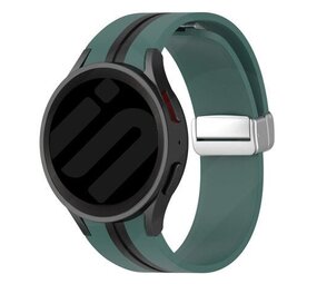 Strap-it Correa D-Buckle Sport Samsung Galaxy Watch 7 - 40mm (verde/negro) Strap-it Correa D-Buckle Sport Samsung Galaxy Watch 7 - 40mm (verde/negro)