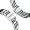 Strap-it Strap-it Correa acero elegante Samsung Galaxy Watch 7 - 40mm (plata/negro) Strap-it Strap-it Correa acero elegante Samsung Galaxy Watch 7 - 40mm (plata/negro)