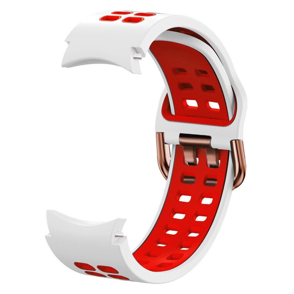 Strap-it Strap-it Correa deportiva casilla Samsung Galaxy Watch 7 - 40mm (blanco/rojo) Strap-it Strap-it Correa deportiva casilla Samsung Galaxy Watch 7 - 40mm (blanco/rojo)