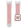 Strap-it Strap-it Correa deportiva casilla Samsung Galaxy Watch 7 - 40mm (blanco/rojo) Strap-it Strap-it Correa deportiva casilla Samsung Galaxy Watch 7 - 40mm (blanco/rojo)