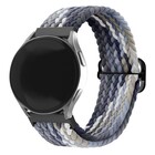 Strap-it Strap-it Correa nylon trenzado Samsung Galaxy Watch 7 - 40mm (negro/blanco)