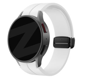 Bandz Bandz Correa silicona con D-Buckle Samsung Galaxy Watch 7 - 40mm (blanco)