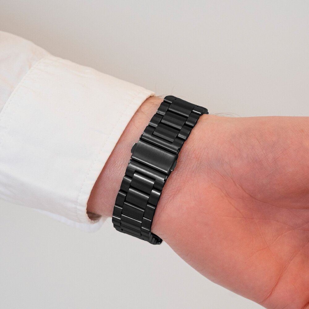 Strap-it Strap-it Correa acero 'One push' Samsung Galaxy Watch 7 - 40mm (negro) Strap-it Strap-it Correa acero 'One push' Samsung Galaxy Watch 7 - 40mm (negro)