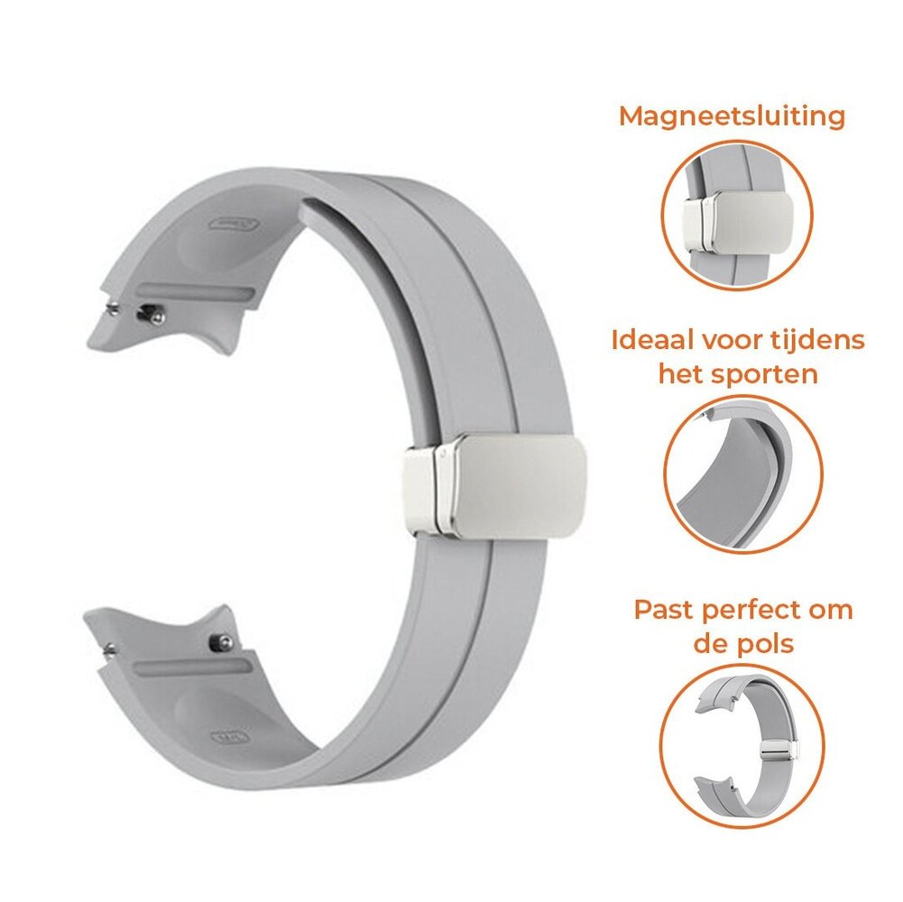 Strap-it Strap-it Correa D-Buckle Sport Samsung Galaxy Watch 7 - 44mm (gris) Strap-it Strap-it Correa D-Buckle Sport Samsung Galaxy Watch 7 - 44mm (gris)