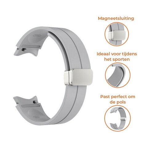 Strap-it Strap-it Correa D-Buckle Sport Samsung Galaxy Watch 7 - 44mm (gris) Strap-it Strap-it Correa D-Buckle Sport Samsung Galaxy Watch 7 - 44mm (gris)