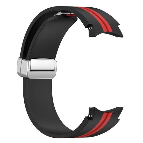 Strap-it Strap-it Correa D-Buckle Sport Samsung Galaxy Watch 7 - 44mm (negro/rojo) Strap-it Strap-it Correa D-Buckle Sport Samsung Galaxy Watch 7 - 44mm (negro/rojo)